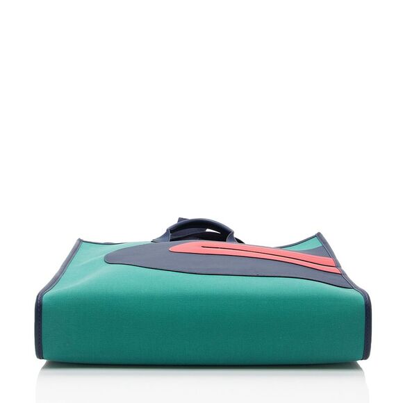 Hermes Toile Swift Record Tote - Picture 4 of 11